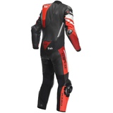 Dainese Misano 3 D-air, Perf. 1PC Leather Suit black-red-fluored, 54
