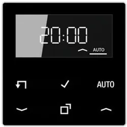 Jung Zeitschalter elektronisch AP 1min AS/A A 1750 D SW Astro schwarz glänzend