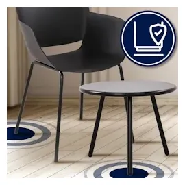 CLP Sitzgruppe Berena schwarz/4 Stühle