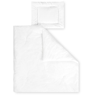 Julius Zöllner Kindersteppbett-Set Hygiena, Decke mit Kissen, waschbar 95°C, allergikergeeignet, Standard 100 by OEKO-TEX, Größe 80x80 cm