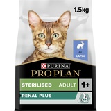 Purina Pro Plan Sterilisiertes Renal Plus Kaninchenreiches Katzenfutter 1,5 kg