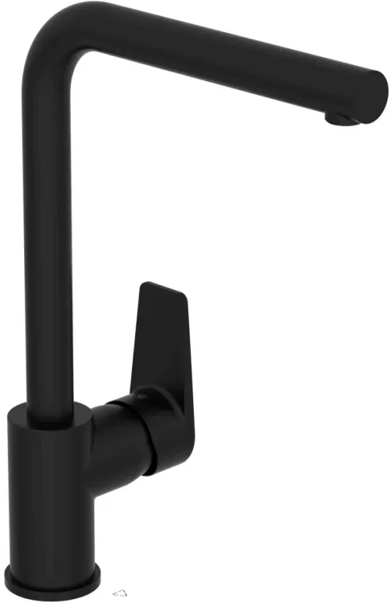 VitrA Flow Square Einhebel-Spültischmischer Niederdruck Höhe 32 cm Schwarz Matt,A4339736EXP A4339736EXP