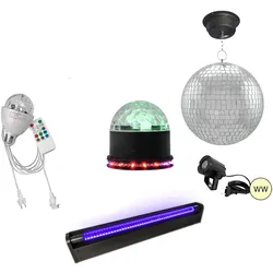 PARTYRAUM POWERPACK &quot;MICRO&quot; - 4 Effekte in einem SET