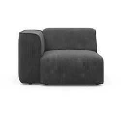 Sessel RAUM.ID "Merid Sofa-Eckelement, Maße B/T/H: 109/97/46 cm", grau, B:109cm H:70cm T:97cm, 100% Polyester, Sessel, als Modul oder separat verwendbar, für individuelle Zusammenstellung