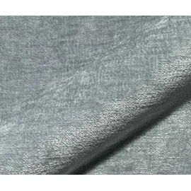 DeLife Freischwinger Vinka-Flex mit Armlehnen Chenille Pastellblau Freischwinger flach Edelstahl Taschenfederkern, Esszimmerstühle