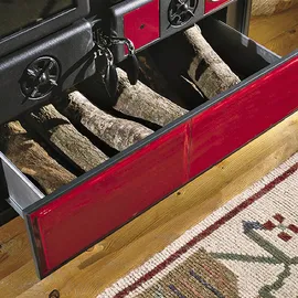 La Nordica-Extraflame La Nordica Rosa 5.0 Küchenofen Majolika Bordeaux