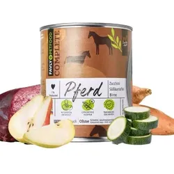 FAVLY Petfood Nassfutter Pferd mit Zucchini, Süßkartoffel & Birne 24x800 g