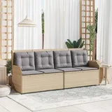 vidaXL Gartenbank 1-tlg Beige