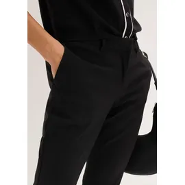 bonprix Stretch-Hose Slim Fit Schwarz 36