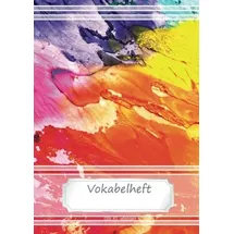 CreateSpace Vokabelheft DIN A5 - Abstrakt 4: 70 Seiten liniert, zweispaltig (Motiv Vokabelhefte)