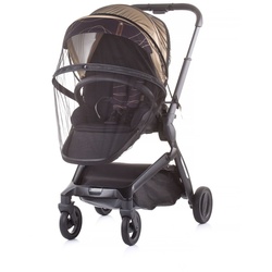 Chipolino Moskitonetz Lux, Insektenschutz, Kinderwagen, Buggy, Reißverschluss schwarz