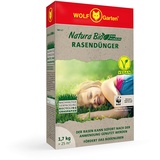 WOLF-Garten - Natura Bio Rasendünger NR 1,7 für 25m2; Verpackung aus Recycling Graspapier