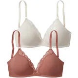 PETITE FLEUR Bralette-BH Damen puder+terra Gr.70C