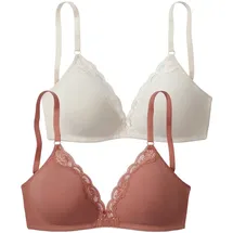 PETITE FLEUR Bralette-BH Damen puder+terra Gr.70C