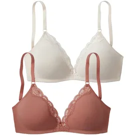 PETITE FLEUR Bralette-BH Damen puder+terra Gr.70C