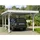SKANHOLZ Spessart Einzelcarport 3,55 x 6,04 m weiss inkl. Regenrinne und Pfostenanker