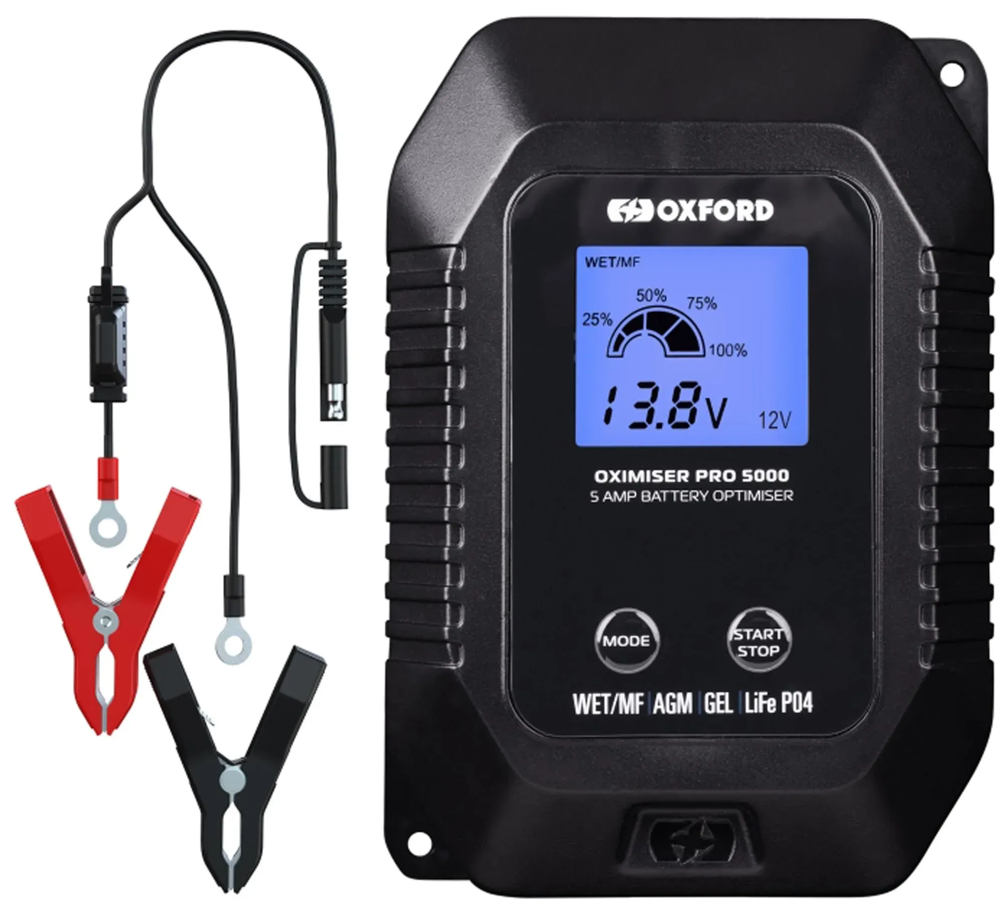 Oxford Oximiser Pro 5000 Ladegerät UK Stecker