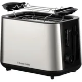 Russell Hobbs Toaster Heaton 2Slice - Brushed stainless steel