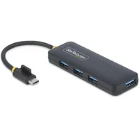 Startech StarTech.com 4-Port USB-C Hub, USB-C zu 4x USB-A, Busbetrieben Mini Hub, Multi-Port USB 3.0 Splitter, Desktop USB Hub