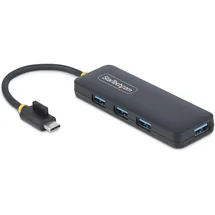 Startech StarTech.com 4-Port USB-C Hub, USB-C zu 4x USB-A, Busbetrieben Mini Hub, Multi-Port USB 3.0 Splitter, Desktop USB Hub