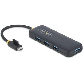 Startech StarTech.com 4-Port USB-C Hub, USB-C zu 4x USB-A, Busbetrieben Mini Hub, Multi-Port USB 3.0 Splitter, Desktop USB Hub