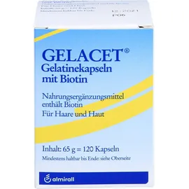 Almirall Hermal GmbH Gelacet Gelatinekapseln mit Biotin 120 St.