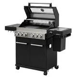 FEUERGOTT Gas-Grillstation Hektor 4B-S inkl. Abdeckhaube