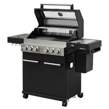 FEUERGOTT Gas-Grillstation Hektor 4B-S inkl. Abdeckhaube