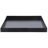 Esschert Design Bodenplatte quadratisch 32 x 32 x 3 cm schwarz