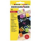 Eberhard Faber Kreide farbsortiert 12 St. Mehrfarbig