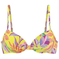 s.Oliver Bikini-Top Damen Gelb/Mehrfarbig 42 Cup D