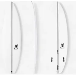 Surfboard Shortboard 6'2 ohne Finnen 31 l - 900 Perf WEISS No Size