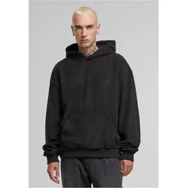 URBAN CLASSICS Jaquard Velvet Kapuzenpullover Black 3XL