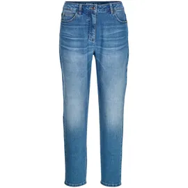 GOLDNER Baumwoll-Stretch Mom Jeans SARA in hellblau, | Gr.: 44
