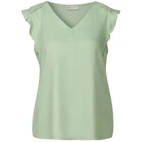 STREET ONE V-Neck Top Grün 38