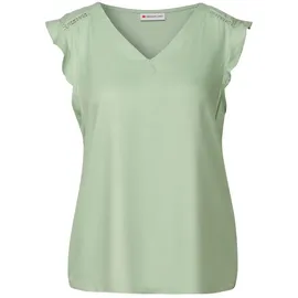 STREET ONE V-Neck Top Grün 38
