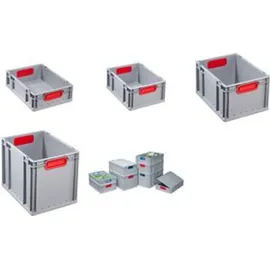 Allit Stülpdeckel PP L400xB300mm grau f.Transportstapelkasten