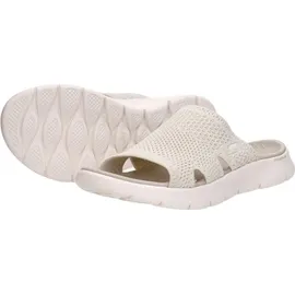 SKECHERS Damen On-The-go Walk Flex Sandal-Elation Slides, Natural Textile, 36 EU