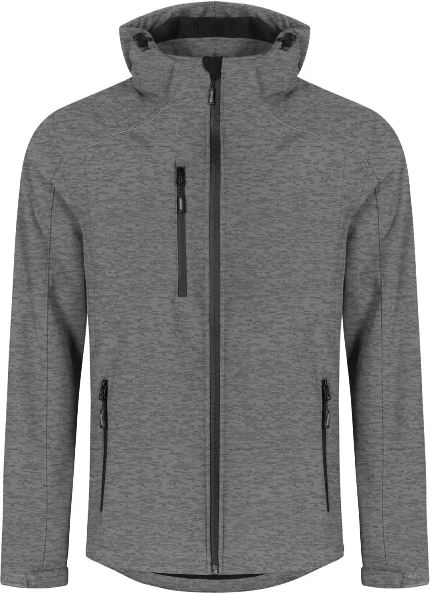 Promodoro Herren 3-Lagen Softshell Jacke Softshell-Jacke 7850 heather grey M