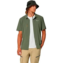 Salewa Puez Kurzarmhemd Faded Green 4XL