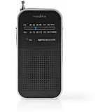 Nedis FM/AM-Radio 1.5 W Zakformaat Zilver | Zwart