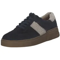Paul Green Sneaker mit Wechselfußbett, Frauen Low-Top Sneaker,Freizeitschuhe,Turnschuhe,Laufschuhe,schnürschuhe,Blau (Space/Biscuit),42 EU