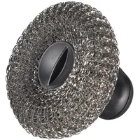 Enders Grillbürste rund 8 cm Edelstahl schwarz
