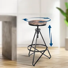 CLP 2er Set Barhocker Karla silber