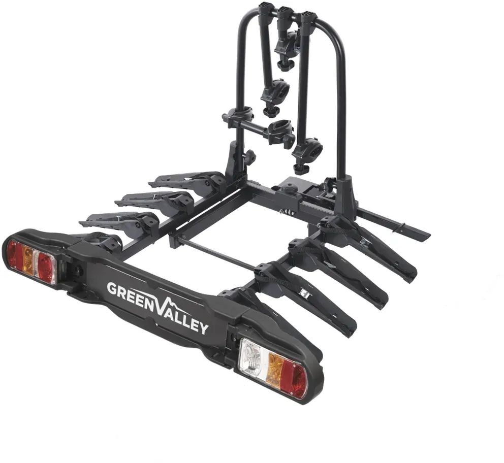 Green Valley Discovery 4 - Anhängerkupplungs-Fahrradträger für 4 Fahrräder