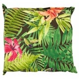 GO-DE Hockerauflage TROPICAL, Mehrfarbig - 50 x 50 cm - Dschungelmuster