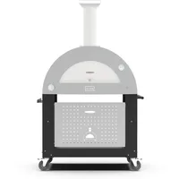 Alfa Forni Unterbau 3 Pizze Schwarz