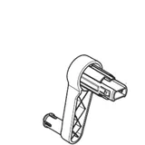 Nilfisk Handgriff Griff Kurbel Führung für Schlauchtrommel MC 3C XT + MC 4M XT