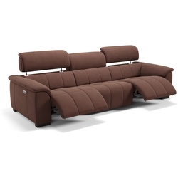 XXL Stoffsofa MINORI Relaxfunktion Couch Garnitur - braun