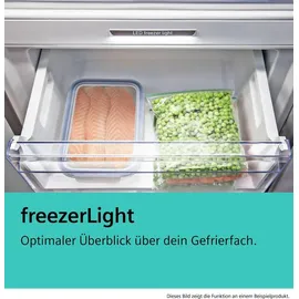 Siemens iQ500 KG39NAICT Kühl-Gefrierkombination (363 l, 2030 mm hoch, Gebürsteter Stahl)